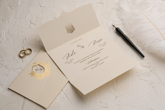 Gold Nikah Davetiyesi