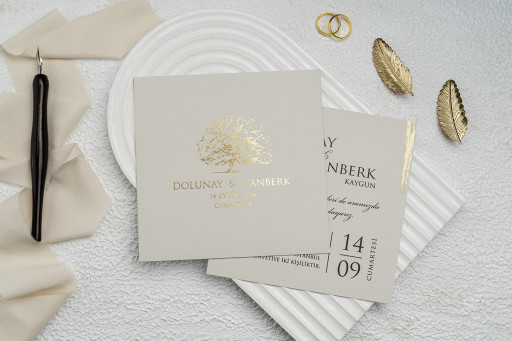 Minimal Zarafet Davetiye