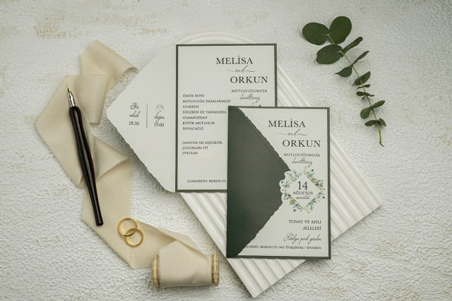 Yeşil Zarafet Davetiye